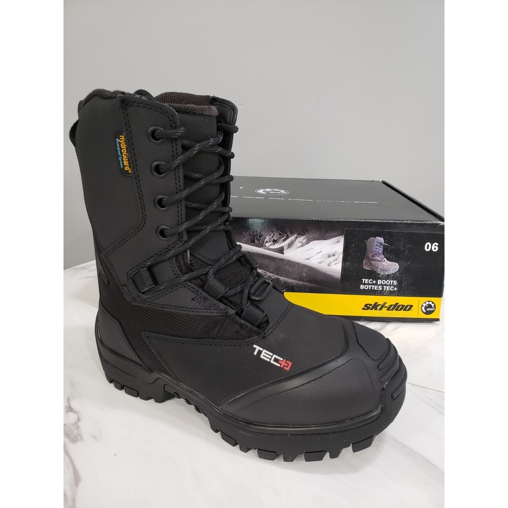 TEC+ Boots Men's Size 5‎ Black Waterproof Primaloft BRP Snow Winter Ski-Doo NWT